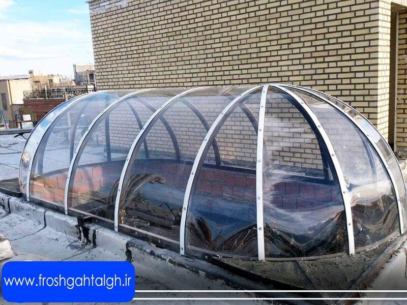 اجرای پاسیو با پلی کربنات تخت