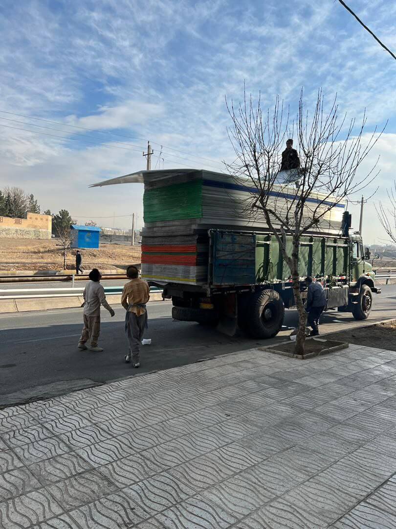 پروژه عمرانی در حال اجرا